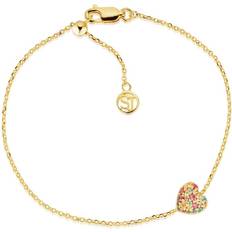 Sif Jakobs Sølv Armbånd Sif Jakobs Caro Bracelet - Gold/Multicolour