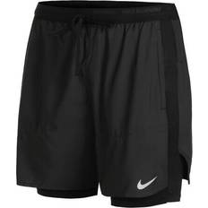 Nike Herre - L Shorts Nike Dri-FIT Stride 18cm 2-in-1 Running Shorts Men - Black