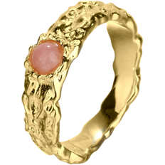 Aqua Dulce Mila Ring - Gold/Opal