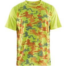 Camouflage - Gul T-shirts Blåkläder 3425-1011 T-shirt varsel camo