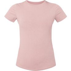 PrettyLittleThing 34 Overdele PrettyLittleThing Cotton Blend Fitted Crew Neck T-shirt - Candy Pink Besic