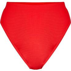 PrettyLittleThing Bikinier PrettyLittleThing Mix & Match High Waisted High Leg Bikini Bottoms - Red