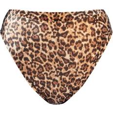 PrettyLittleThing Bikinier PrettyLittleThing Mix & Match High Waisted High Leg Bikini Bottoms - Leopard