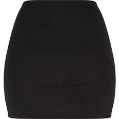 32 - 4 - Slids Nederdele PrettyLittleThing Split Mini Skirt - Black