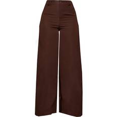 PrettyLittleThing Woven Double Belt Loop Suit Trousers - Chocolate Brown