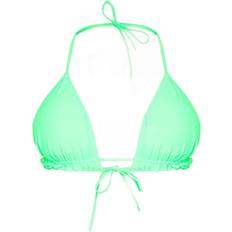 PrettyLittleThing Grøn - M Bikinier PrettyLittleThing Frill Edge Padded Bikini Top - Green