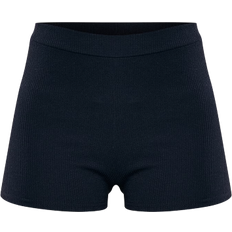 PrettyLittleThing 42 Shorts PrettyLittleThing Crinkle Rib Hot Pants - Black