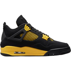 Nike 35 ½ - Herre - Nubuck Sneakers Nike Air Jordan 4 Thunder M - Black/Tour Yellow