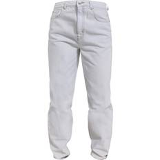 PrettyLittleThing Blå Bukser & Shorts PrettyLittleThing L32 Wash Mom Jeans - Bleach