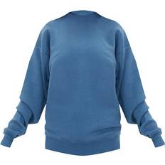 PrettyLittleThing Blå Sweatere PrettyLittleThing Oversized Sweatshirt - Dusty Blue