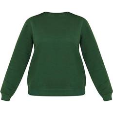 PrettyLittleThing Dame - Grøn Overdele PrettyLittleThing Oversized Sweatshirt - Dark Green
