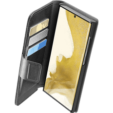 Cellularline Sort Covers med kortholder Cellularline Book Agenda Wallet Case for Galaxy S23 Ultra