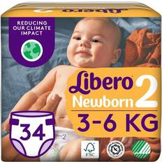 Libero Babyudstyr Libero Newborn 2 3-6kg 34pcs