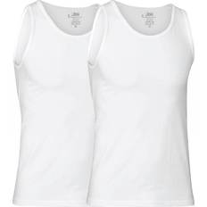 JBS 3XL - Herre T-shirts & Toppe JBS Bamboo Singlet 2-pack - White