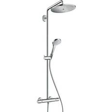 Håndbrusere Brusesæt Hansgrohe Croma Select S Showerpipe 280 1jet with Thermostat (26790000) Krom