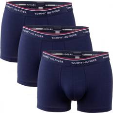 Tommy Hilfiger 32 - S Tøj Tommy Hilfiger Premium Essential Repeat Logo Trunks 3-pack - Peacoat