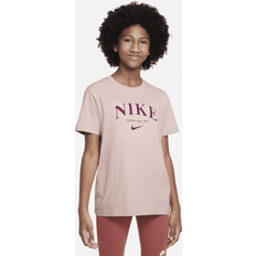 Nike 152 Overdele Nike Sportswear-T-shirt til større børn piger Pink