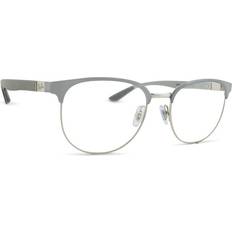 Ray-Ban Herre Brille Ray-Ban Man Rb8422 Grey On Silver Clear Lenses Polarized 54-19