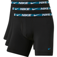 Nike Blå Underbukser Nike Dri-FIT Ultra-Stretch Micro 3-Pak Trænings Boxershorts Herre Sort