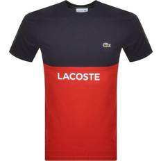 Lacoste Herre T-shirts Lacoste Colourblock Logo T-Shirt
