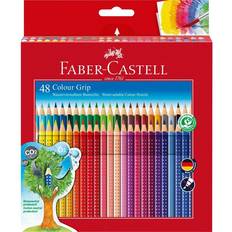 Farveblyanter Faber-Castell Colour Grip Coloured Pencils Cardboard Wallet 48-pack