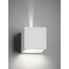 LIGHT-POINT Sølv Lamper LIGHT-POINT Cube LED Vægarmatur