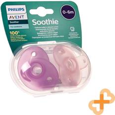 Philips Pink Babyudstyr Philips Avent Soothie 0-6 m dummy Girl 2 pc