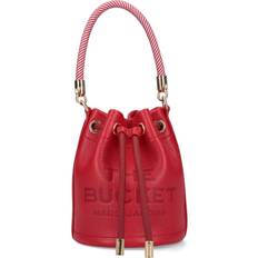 Marc Jacobs Rød Bucket Bags Marc Jacobs The Leather Mini Bucket Bag - True Red