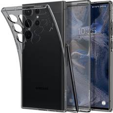 Grå - Samsung Galaxy S23 Ultra Mobiletuier Spigen Liquid Crystal Case for Galaxy S23 Ultra