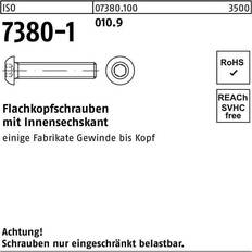 Sonstige Flachkopfschraube ISO 7380-1 m.Innensechskant