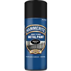 Hammerite Maling Hammerite Direct to Rush Smooth Finish Metalmaling Sort 0.4L