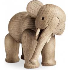 Beige Brugskunst Kay Bojesen Elephant Small Dekorationsfigur 13cm