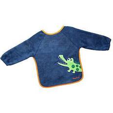 Playshoes Baby Blue Croc Sleeved Bib One Size