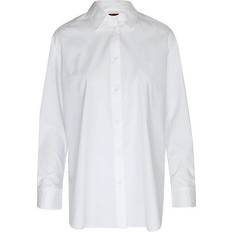 Hugo Boss Bomuld - Dame Skjorter HUGO BOSS Boyfriend Shirt - White