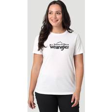 Wrangler Dame T-shirts Wrangler T-shirt White