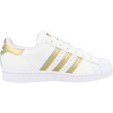 Dame - adidas Superstar Sneakers adidas Superstar W - Cloud White/Gold Metallic