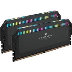 64 GB - 6800 MHz - DDR5 RAM Corsair Dominator Platinum RGB Black DDR5 6800MHz 2x32GB ECC (CMT64GX5M2B6800C40)