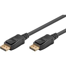 DisplayPort-kabler - Han - Han - Rund Goobay DisplayPort - DisplayPort 2.0 M-M 3m