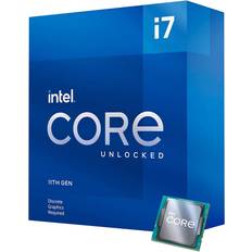 Core i7 - Intel Socket 1200 CPUs Intel Core i7 11700KF 3.6GHz Socket 1200 Box without Cooler