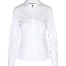 Hugo Boss Dame Skjorter HUGO BOSS Slim Fit Blouse - White