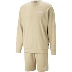 Beige - Herre Jumpsuits & Overalls Puma Men's Relaxed Sweat Suit - Granola