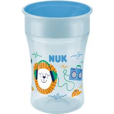 Nuk Rød Babyudstyr Nuk Magic Cup with Drinking Rim & Lid 230ml