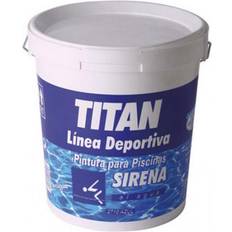 Titan Akrylfärg sirena 183271004 blå sundlaug matt 4 l