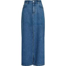 26 - Dame - Slids Tøj Neo Noir Frankie D Skirt - Vintage Blue