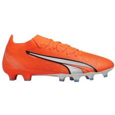 42 - 7 - Orange Fodboldstøvler Puma Ultra Match FG/AG M - Ultra Orange/White/Blue Glimmer