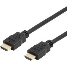 HDMI - HDMI-kabler Deltaco Flex HDMI - HDMI M-M 2m