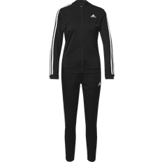 adidas Essentials 3-Stripes Tracksuit - Black