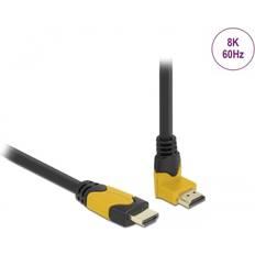 DeLock HDMI-kabler DeLock High Speed HDMI-kabel 2.1 Opad Vinklet