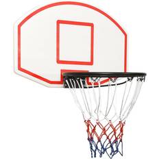 Væghængt Basketballkurve vidaXL Basketball Hoop with Plate 71x45x2 cm Polyethylene White