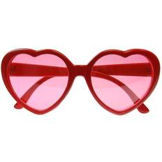 Rød hjerteformet briller